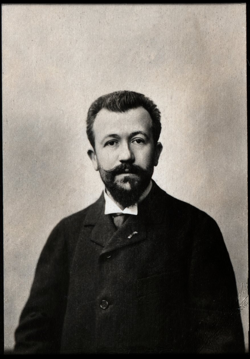 Portræt af Henri Lavedan (1859-1940), fransk dramatiker. af French Photographer