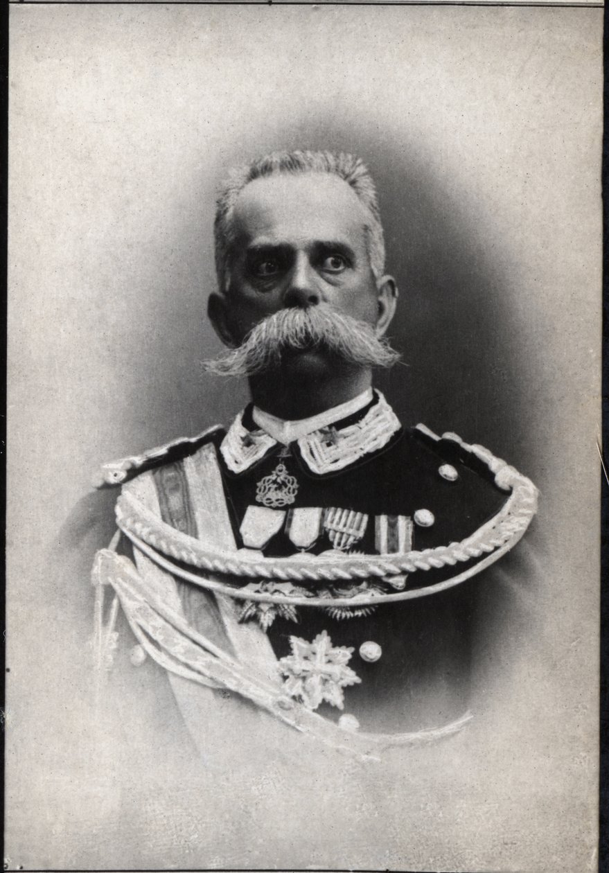 Portræt af Humbert 1er (1844-1900), konge af Italien. af French Photographer