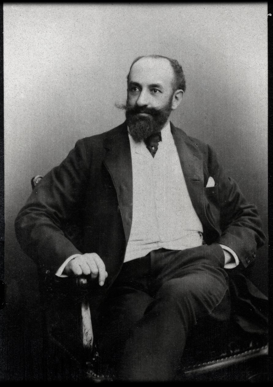 Portræt af Jacques Normand (1848-1931), fransk forfatter. af French Photographer