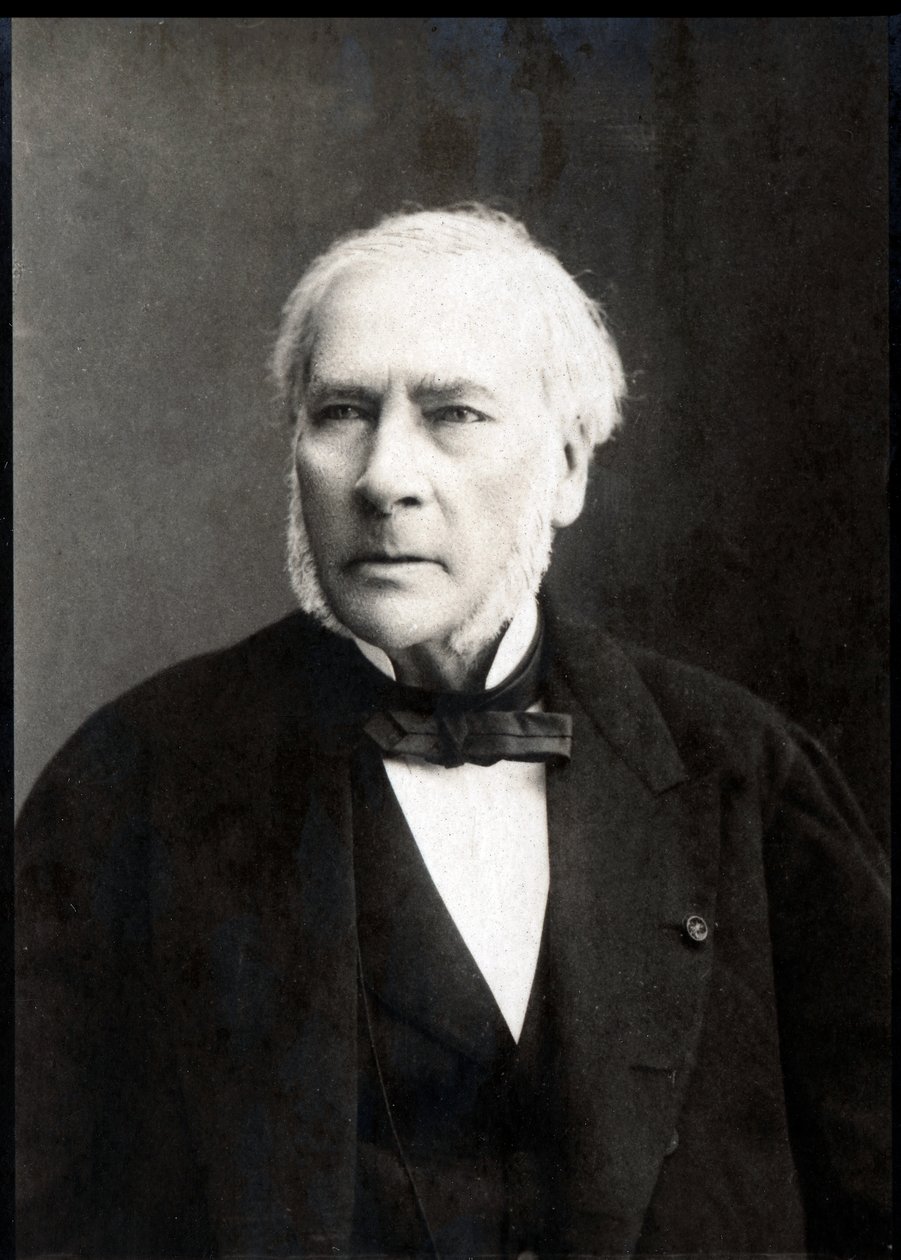 Portræt af Jean Baptiste Joseph Dieudonne Boussingault (1802-1887), fransk kemiker. af French Photographer