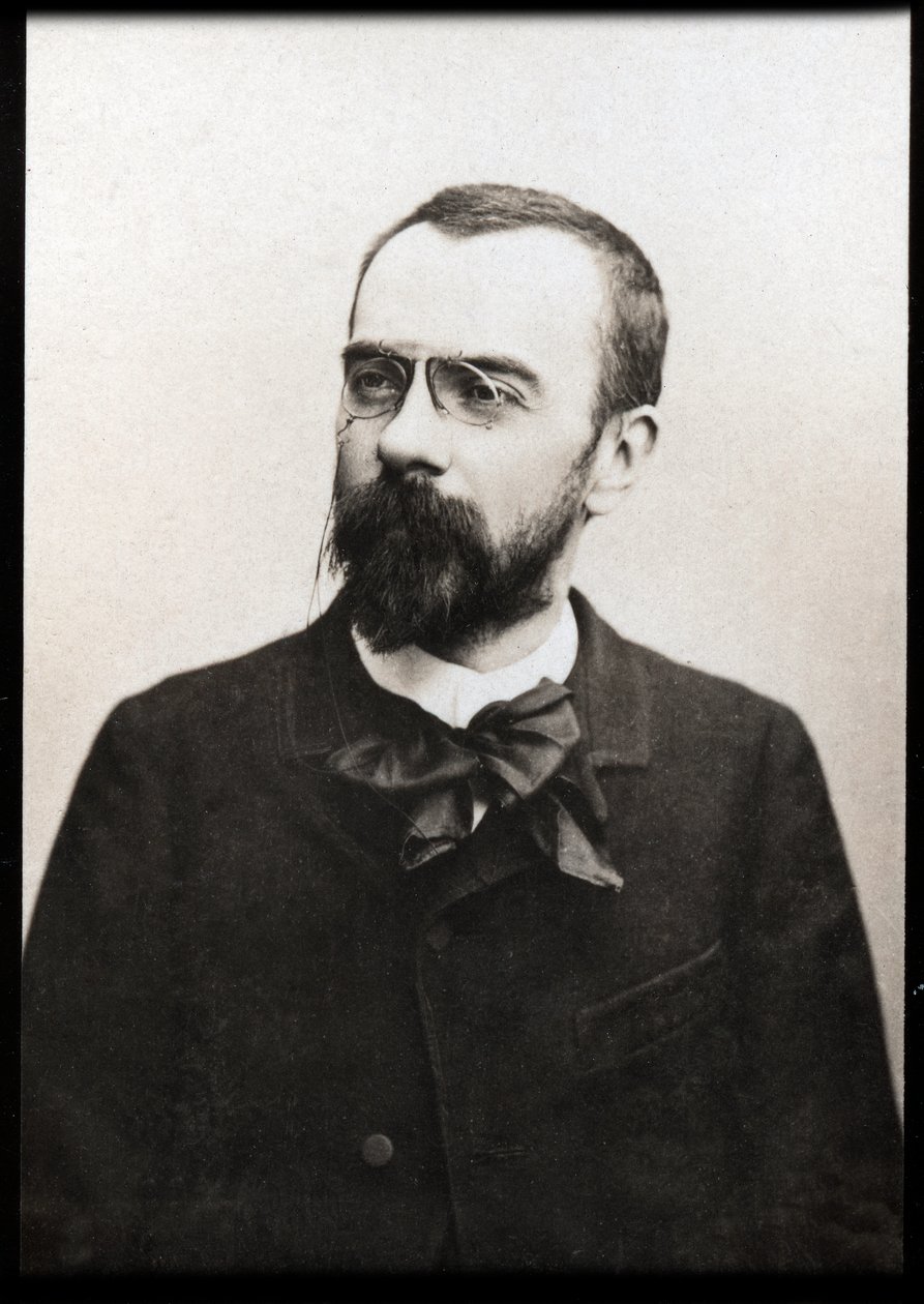 Portræt af Louis Charles Bonaventure Alfred Bruneau (1857-1934), fransk komponist. af French Photographer