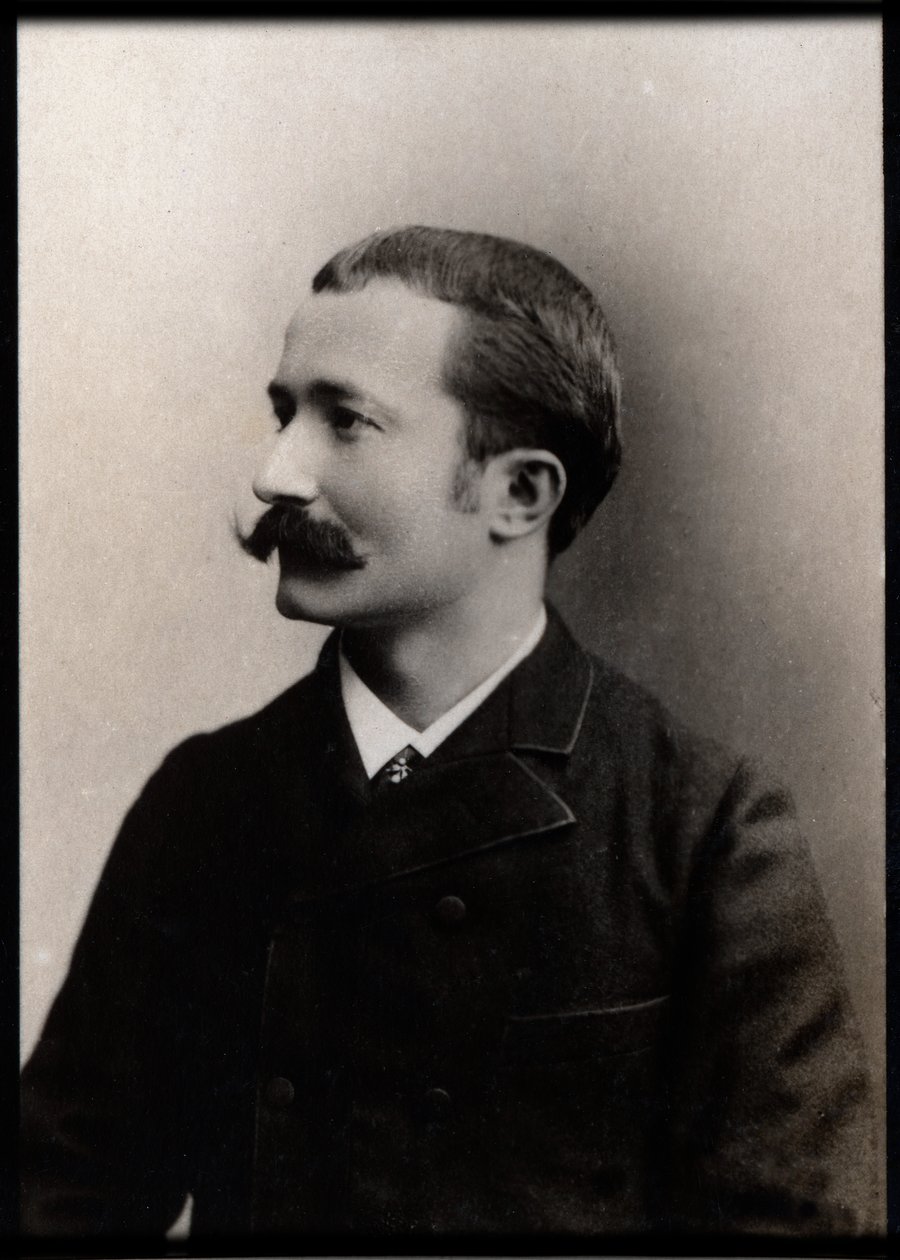 Portræt af Louis Ganne (1862-1923), fransk dirigent og komponist. af French Photographer