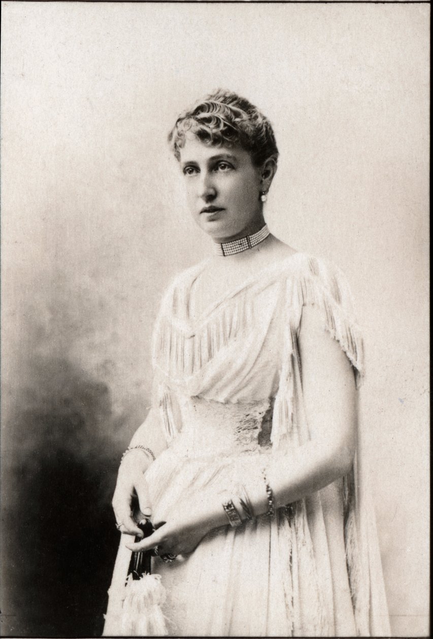 Portræt af Marie Alice Heine (1858-1925), prinsesse af Monaco. af French Photographer