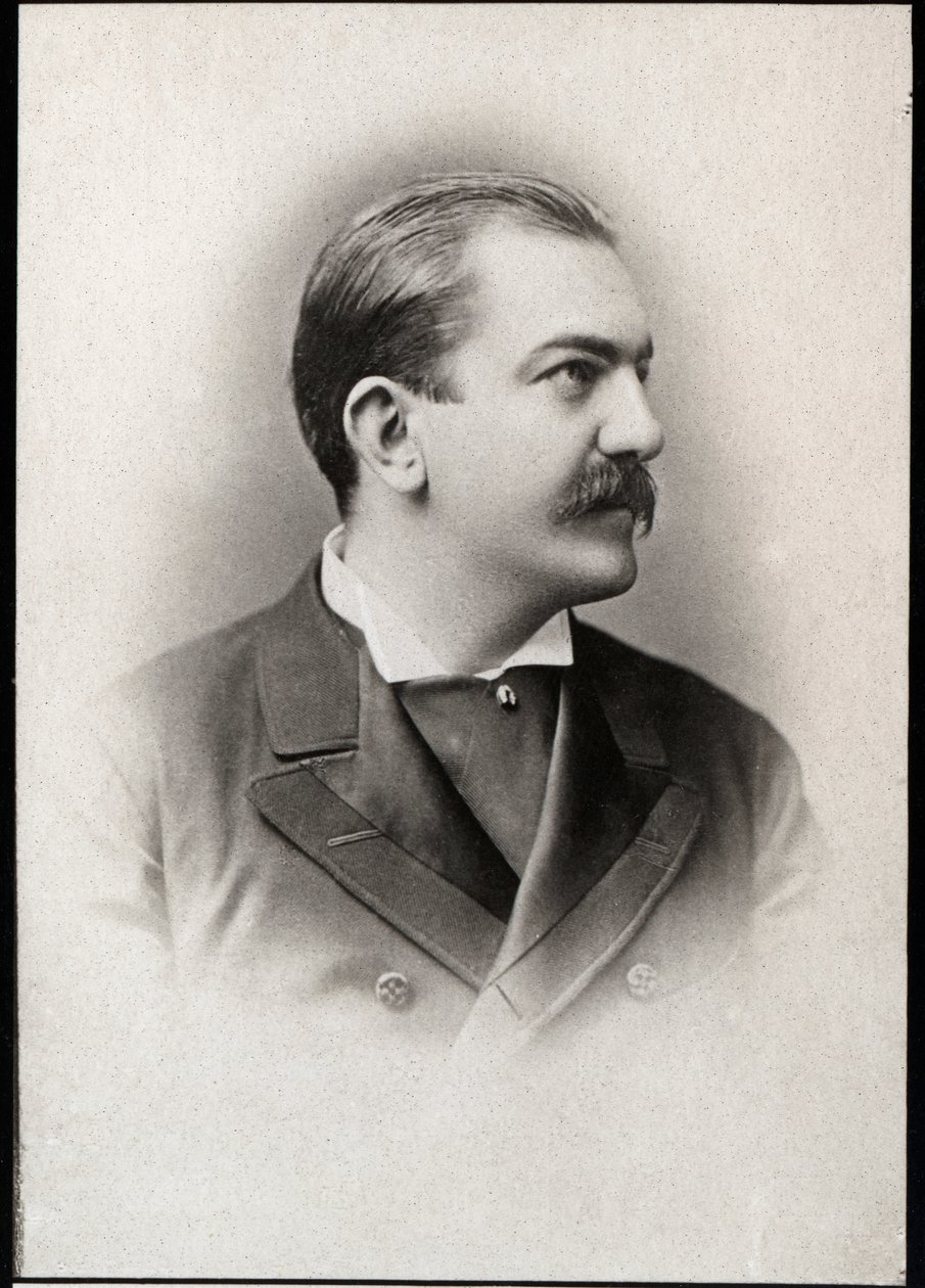 Portræt af Milano I af Serbien (1854-1901), konge af Serbien. af French Photographer