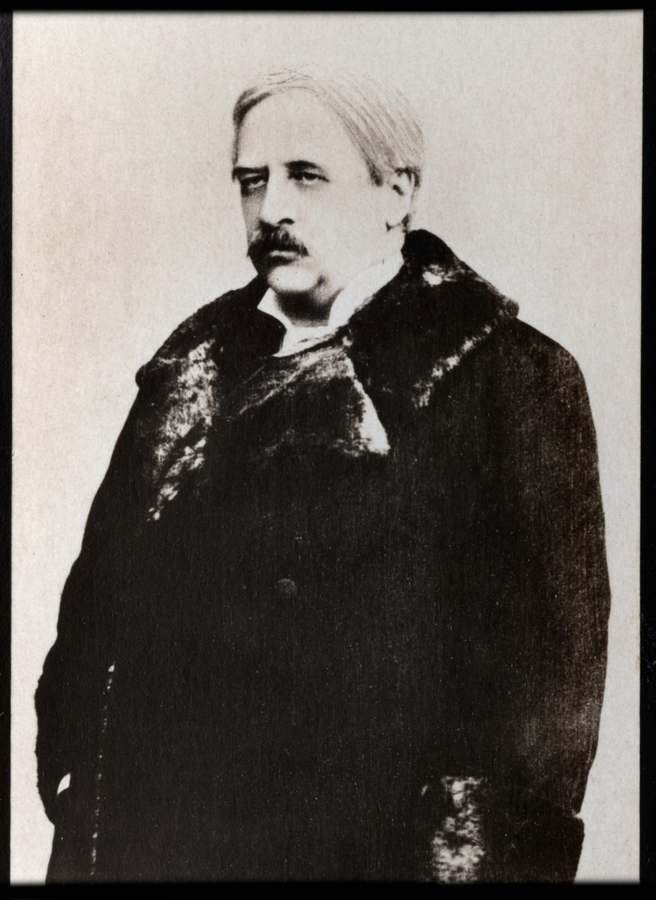 Portræt af Nils Adolf Erik Nordenskjold (1832-1901), arktisk opdagelsesrejsende af finsk svensk oprindelse. af French Photographer