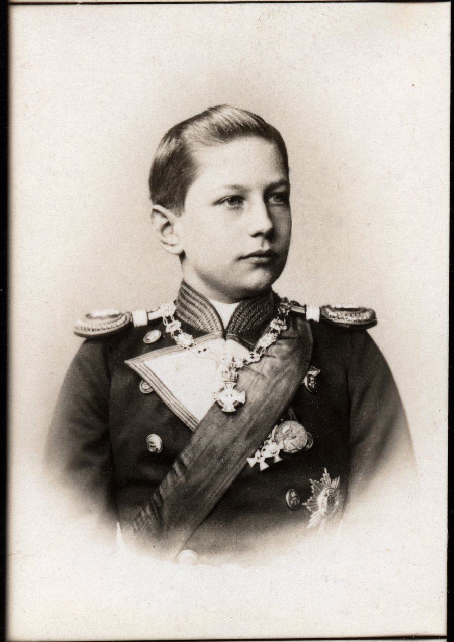 Portræt af prins Adalbert af Preussen (1884-1948) af French Photographer