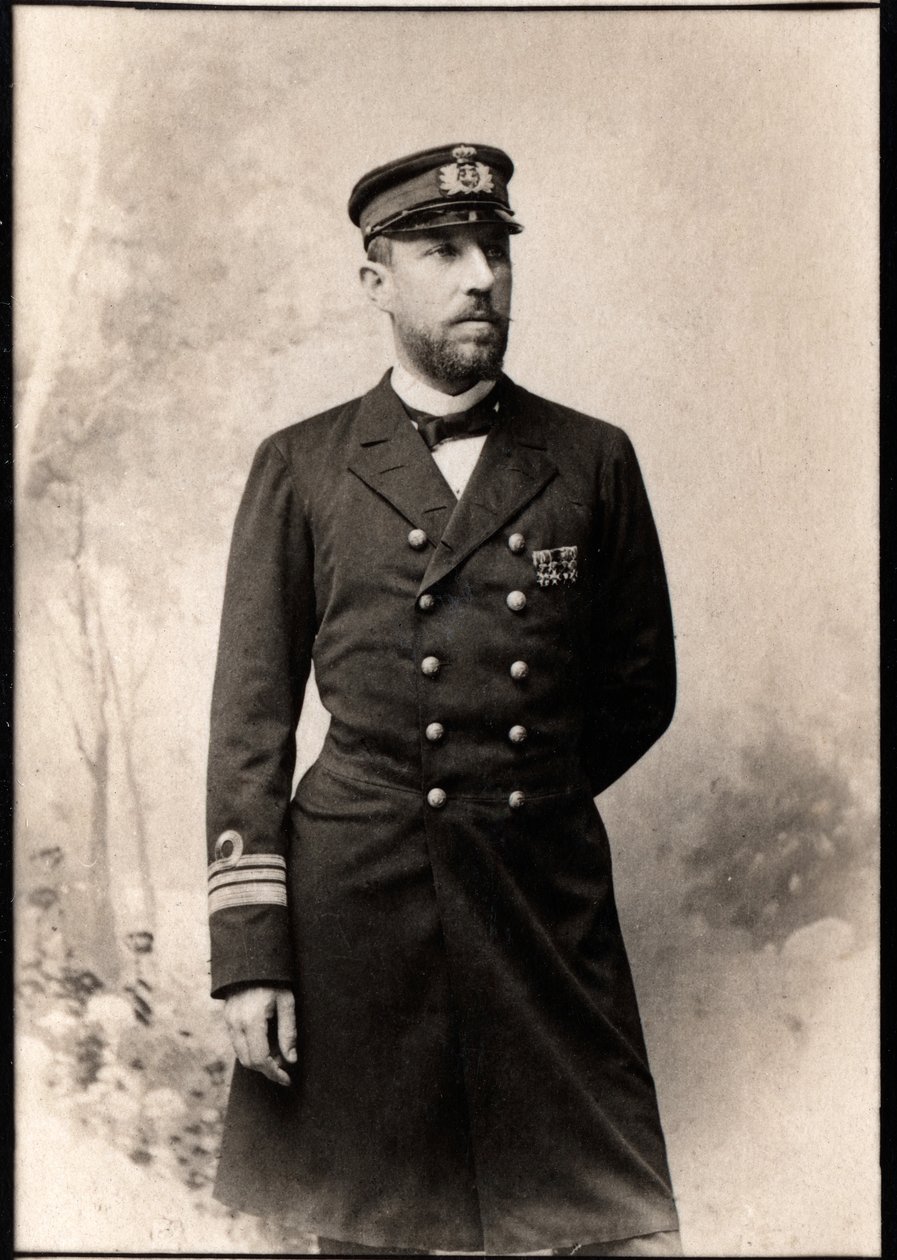 Portræt af Prins Oscar Bernadotte af Sverige (1859-1953). af French Photographer