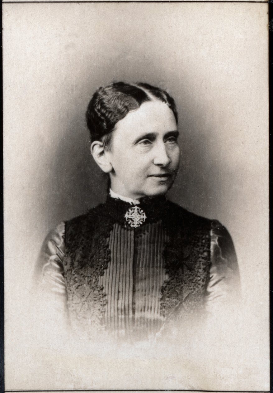 Portræt af prinsesse Louise af Preussen (1838-1923), storhertuginde af Baden. af French Photographer