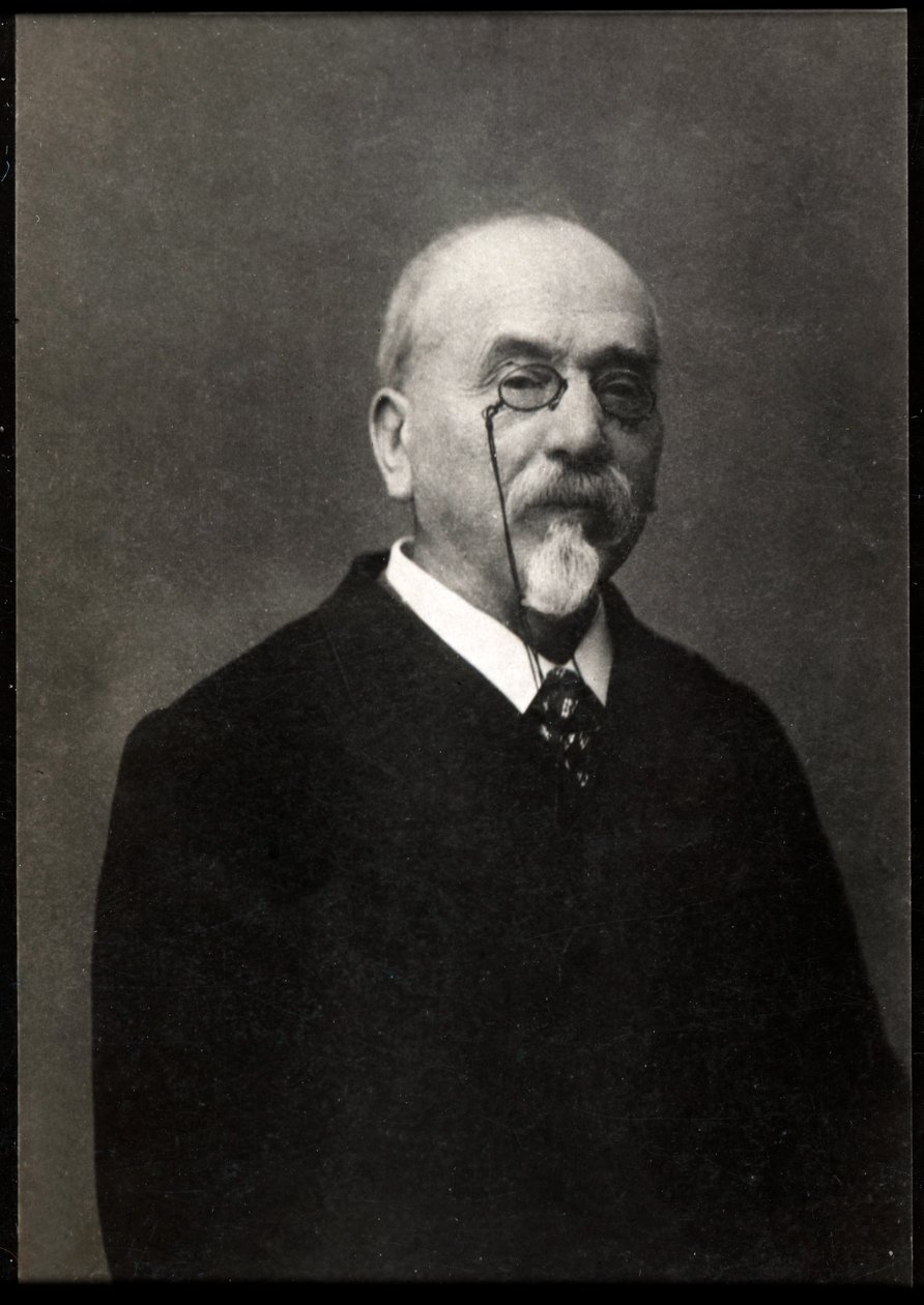 Portræt af Victor Cherbuliez (1829-1899), fransk romanforfatter og forfatter. af French Photographer