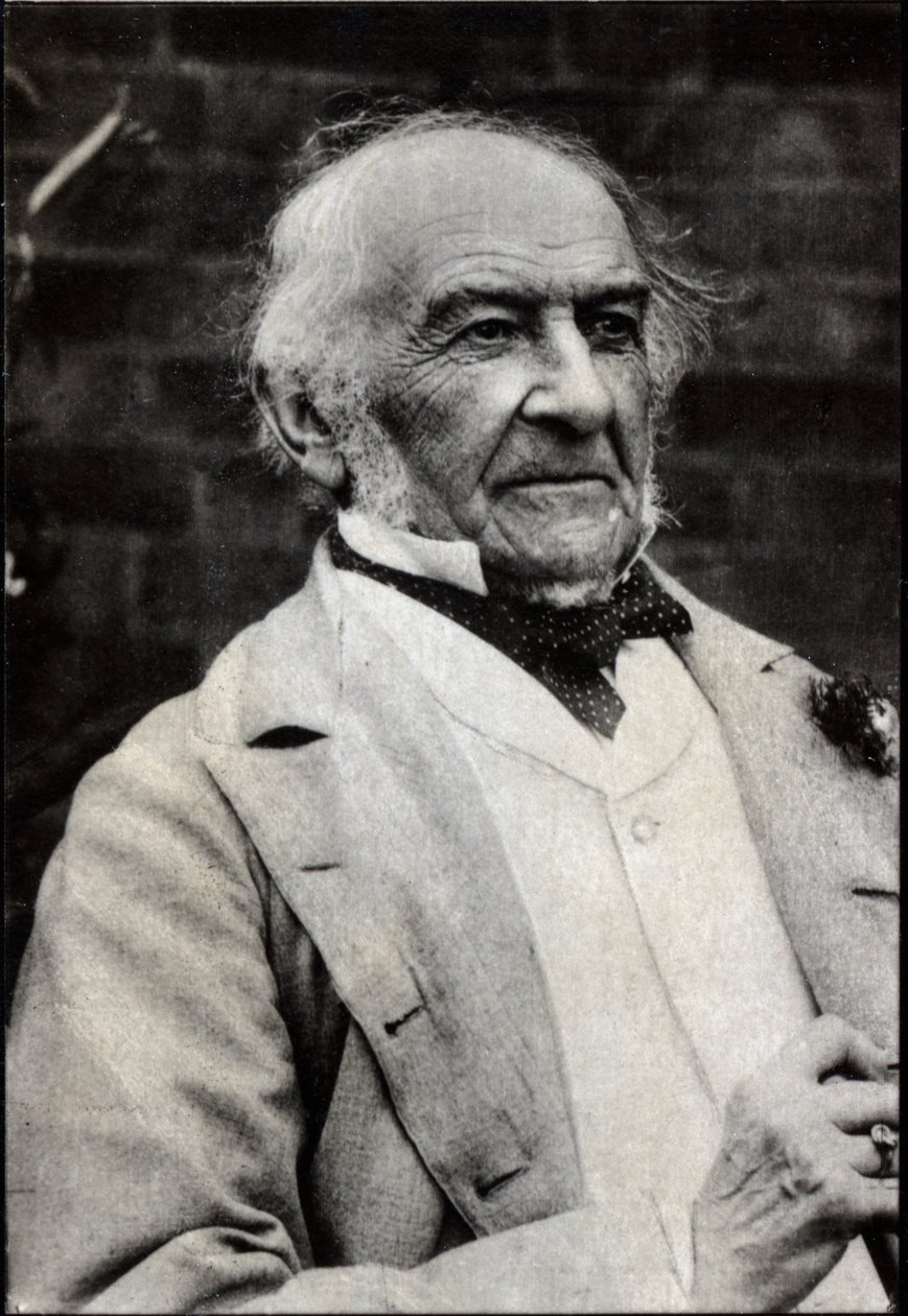 Portræt af William Ewart Gladstone (1809-1898), britisk statsmand. af French Photographer