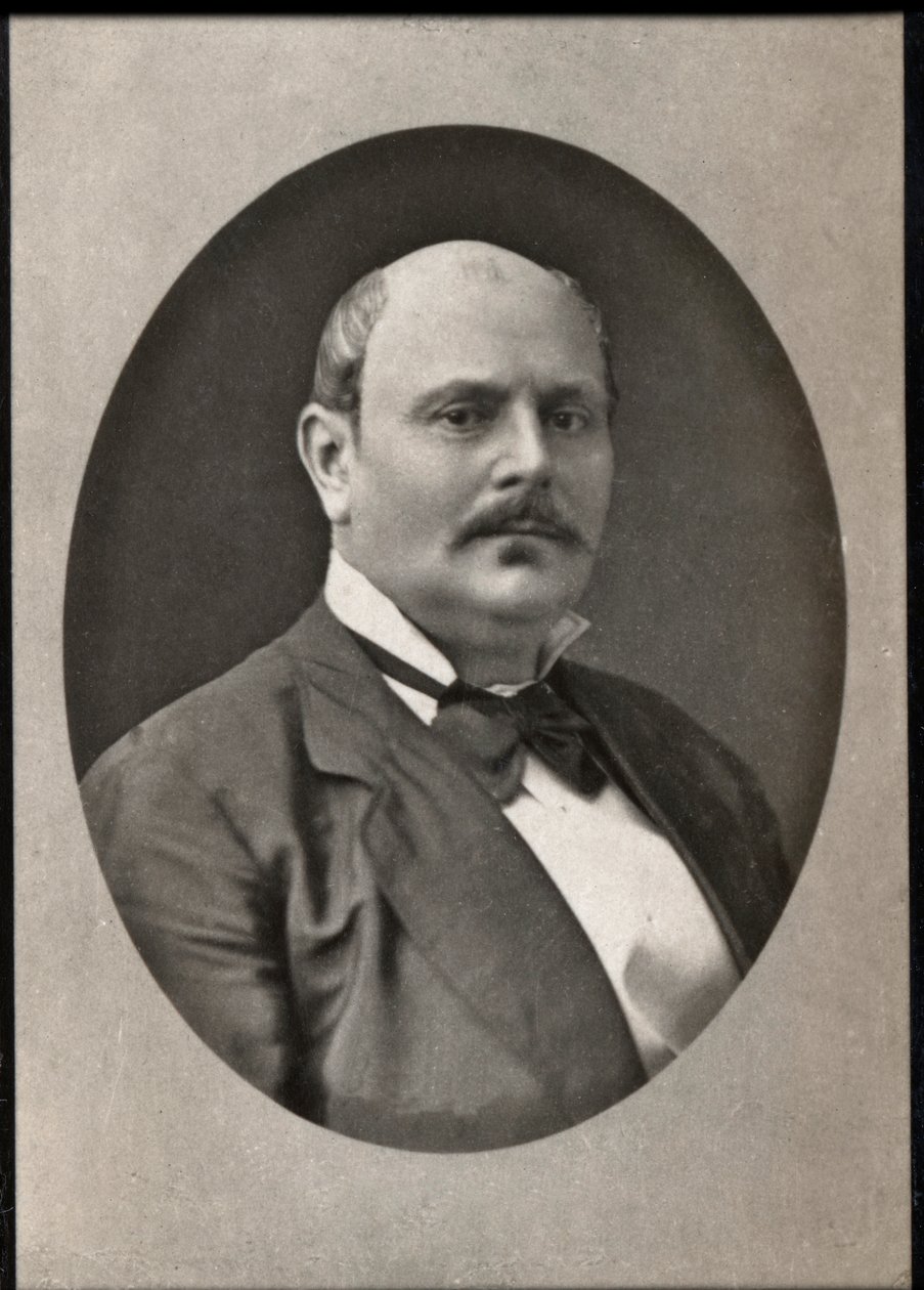 Portræt af Xavier de Montepin (1823-1902), fransk forfatter. af French Photographer