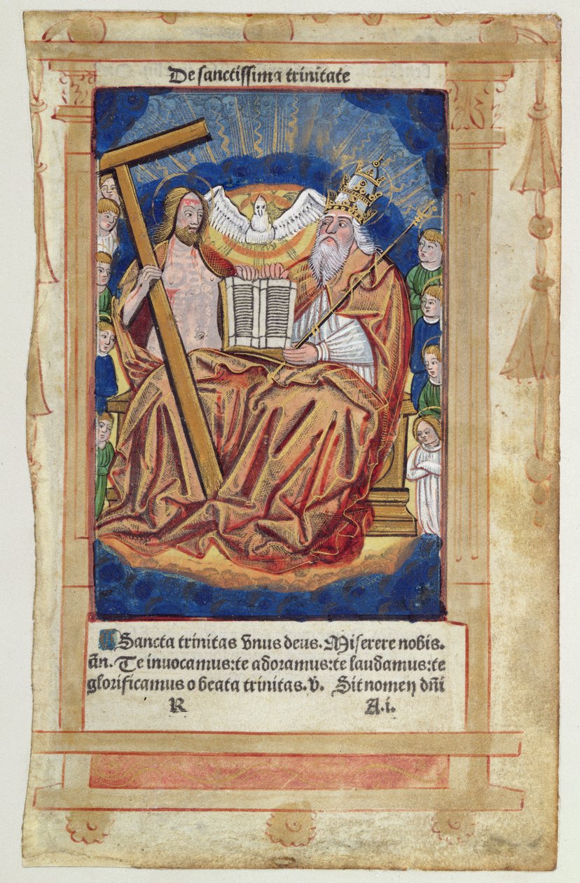 CL 22719A Treenigheden, fra Salmeblade af French School
