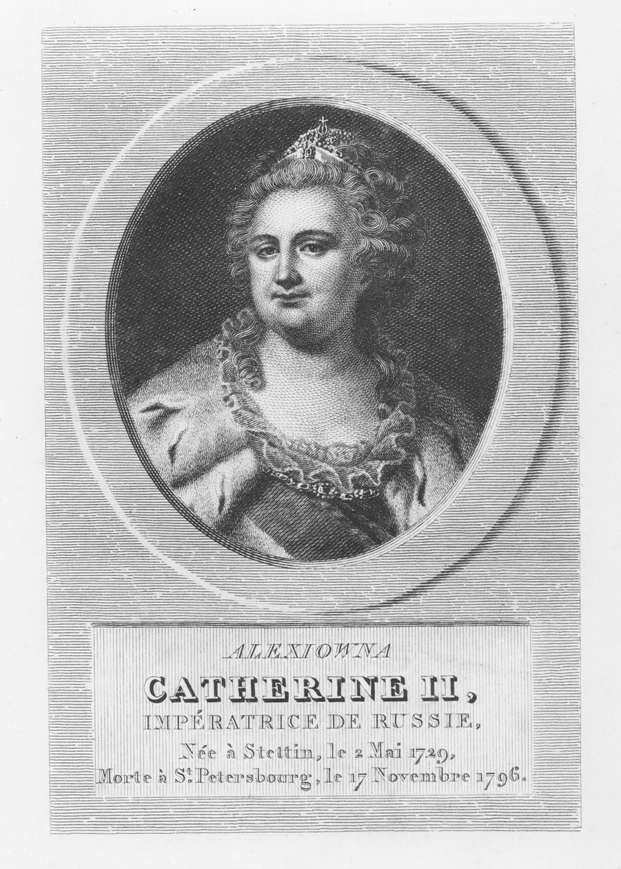 Catherine II af Rusland af French School