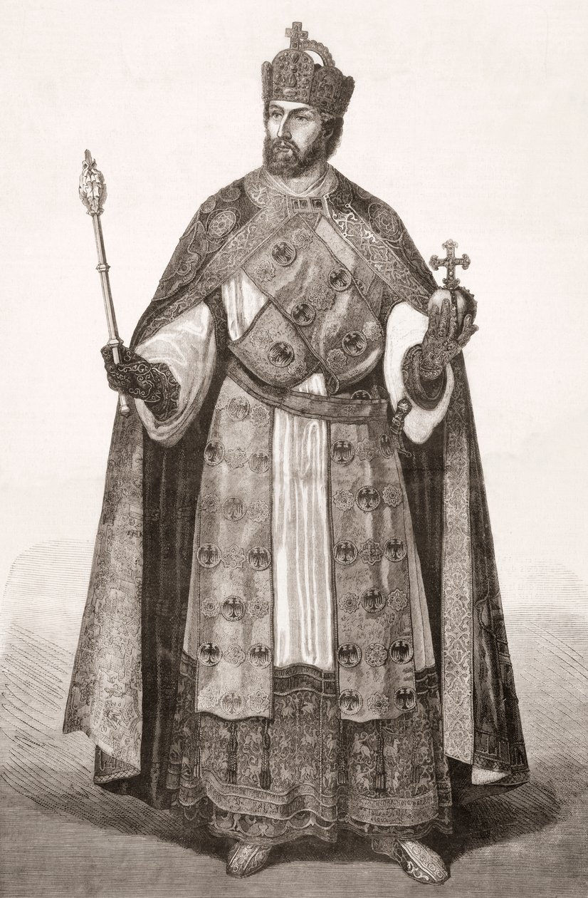 Charles V, hellig romersk kejser, fra LUnivers Illustré, 1866 af French School