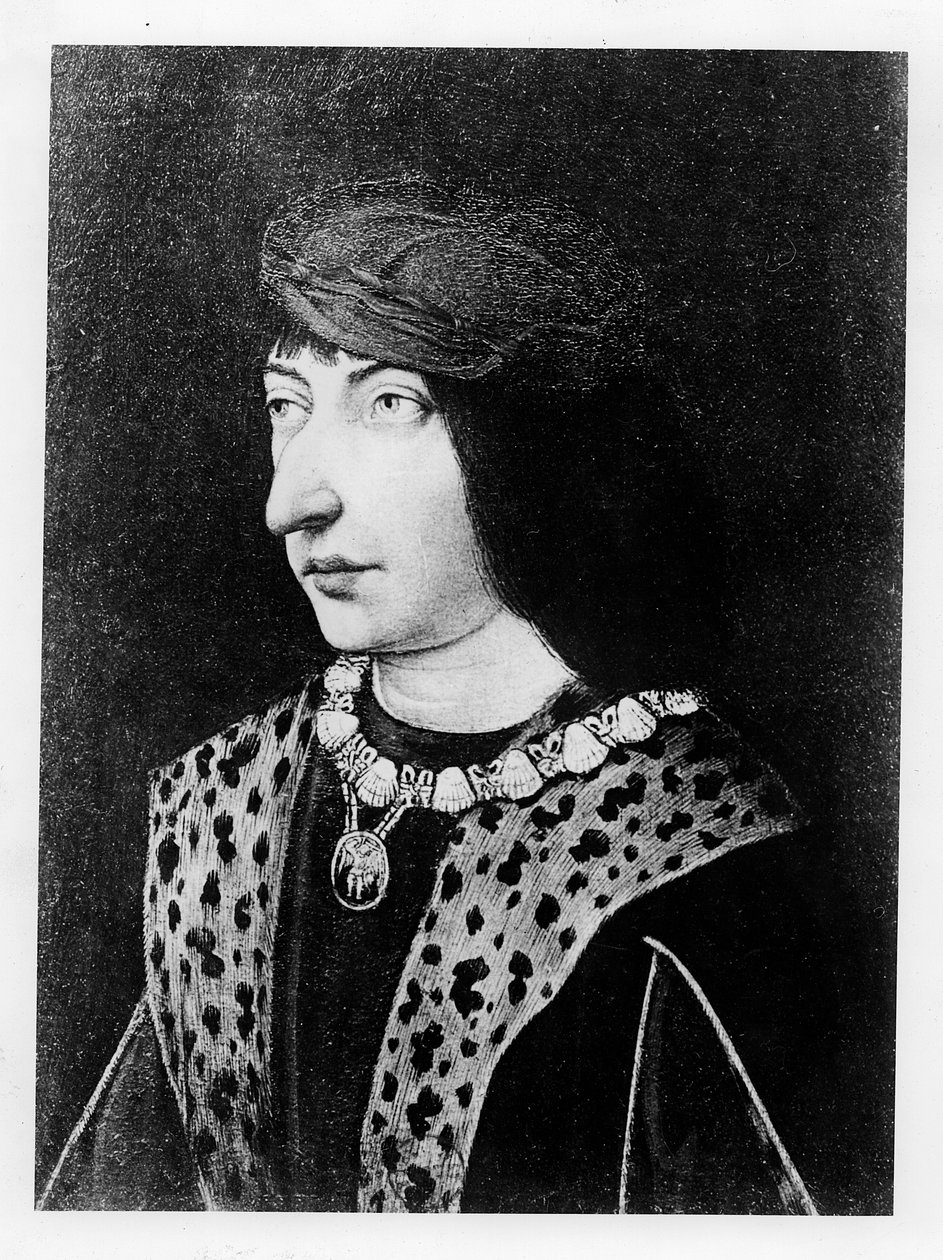 Charles VIII, konge af Frankrig af French School