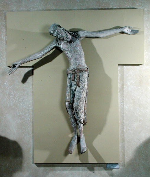Kristus på korset (træ) af French School