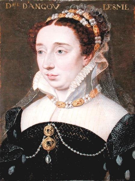 Diane af Frankrig eller af Valois (1538-1619) hertuginde af Angouleme af French School