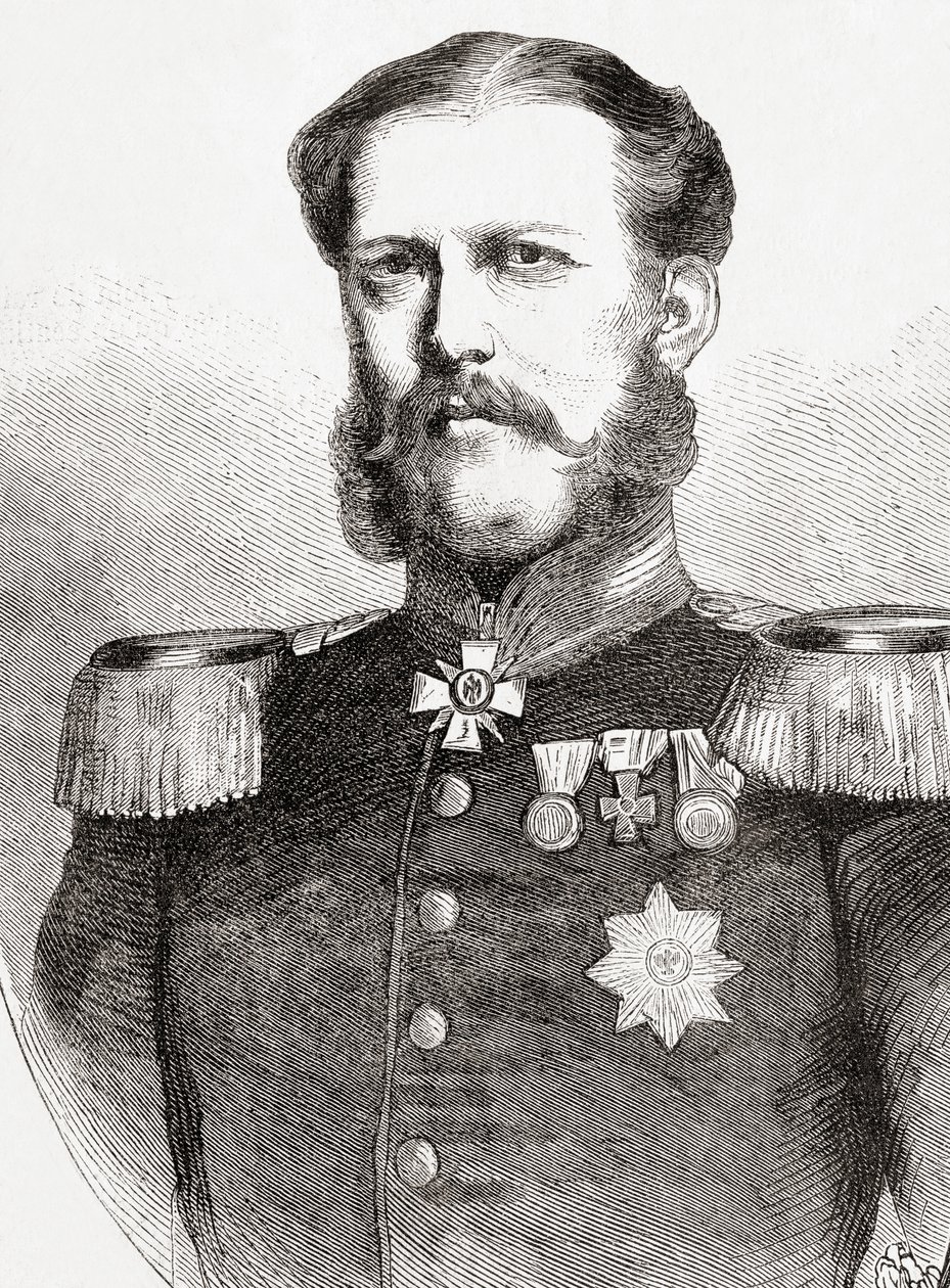 Hertug William af Mecklenburg-Schwerin, fra LUnivers Illustré, udgivet 1866 af French School