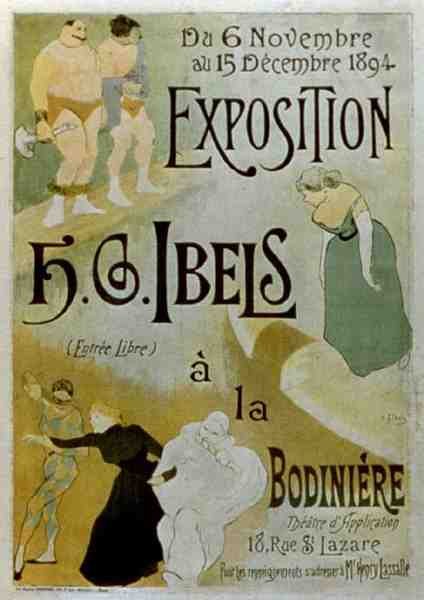 Udstilling af H.B. Ibels ved Bodiniere, 6.-15. december 1894 af French School