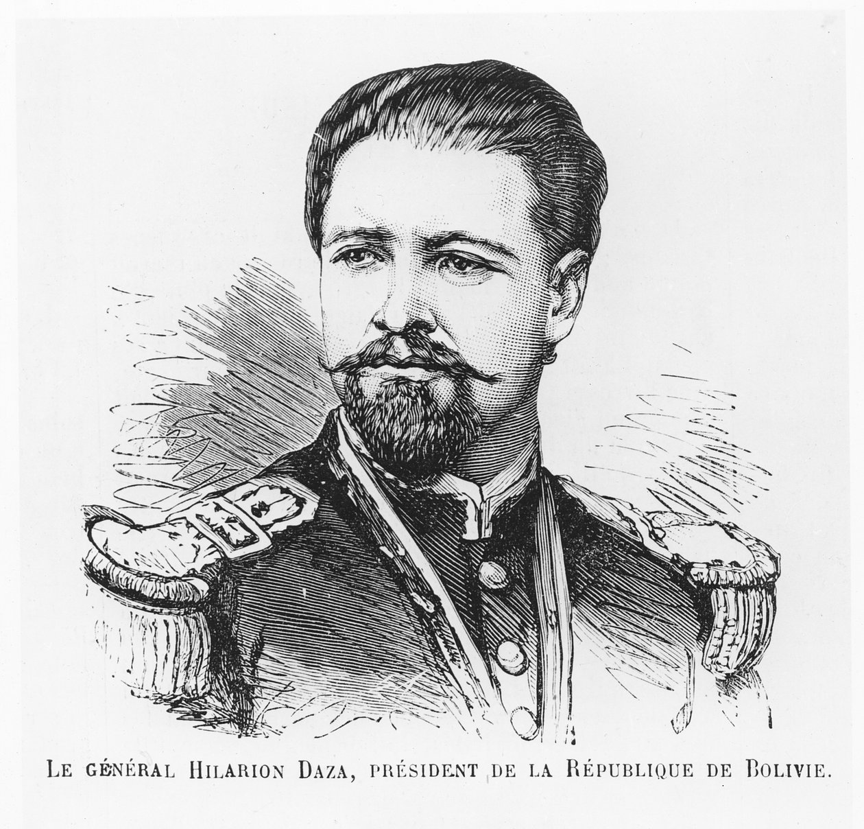 Hilarion Daza, Bolivias præsident af French School