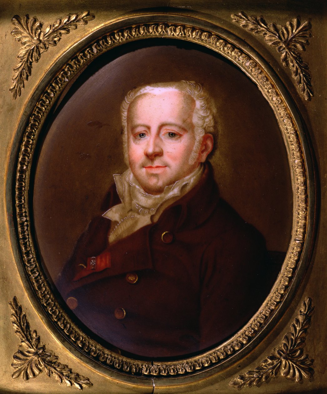 Jean-Nicolas Corvisart des Marets (1755-1821) (olie på porcelæn) af French School