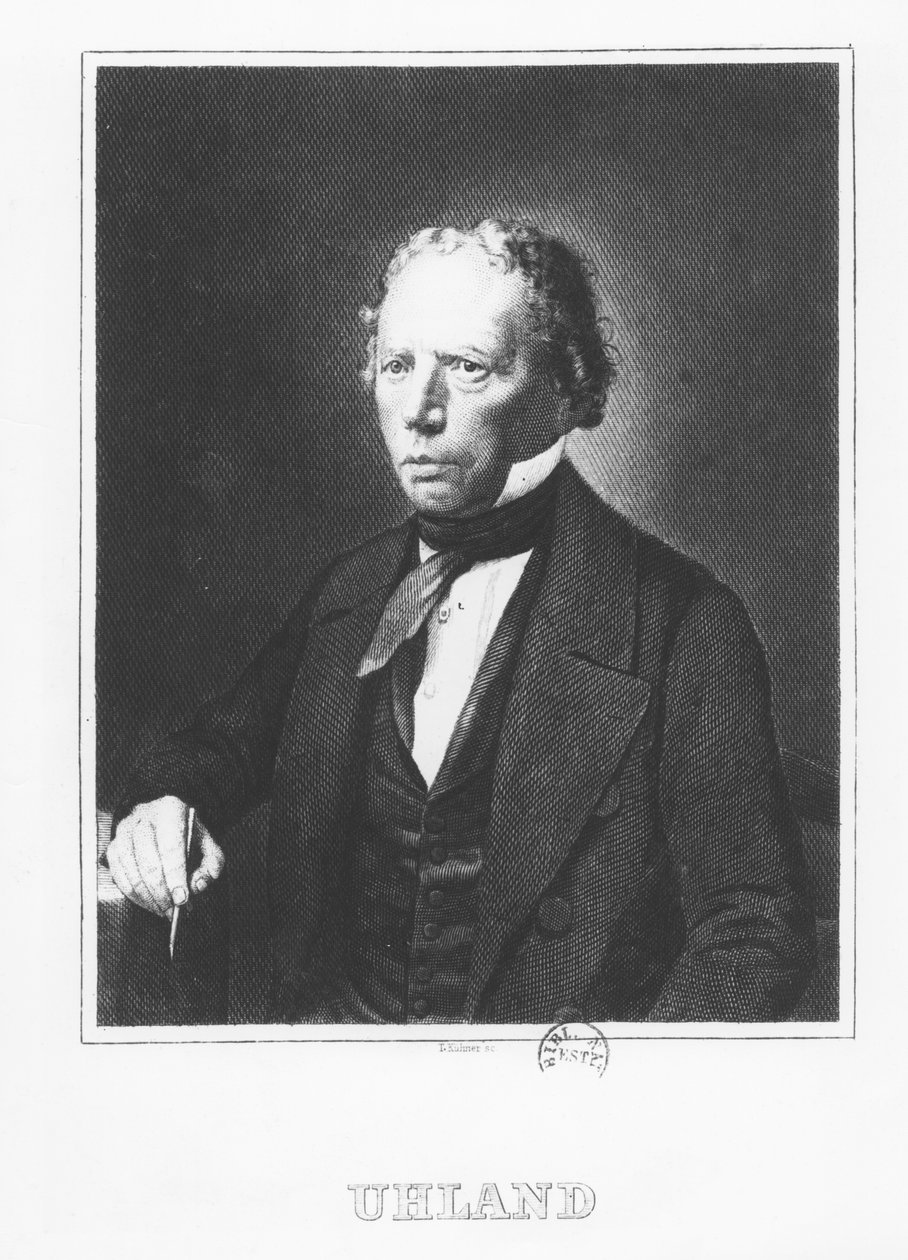 Johann Ludwig Uhland af French School