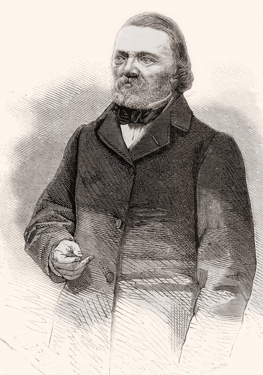 Joseph Méry, fra LUniverd Illustré, 1866 af French School