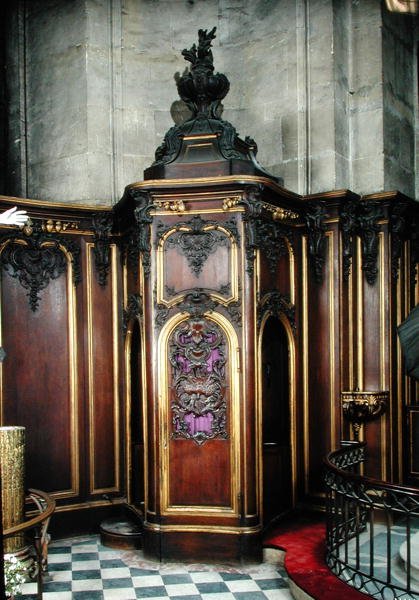 Louis XV Style skriftestol af French School