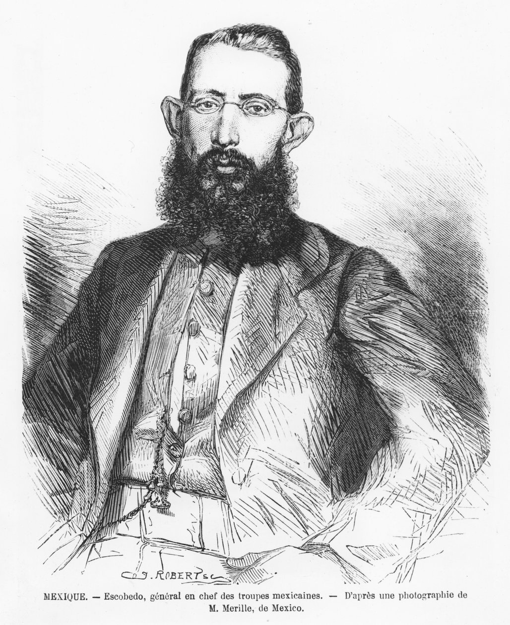 Mariano Escobedo af French School