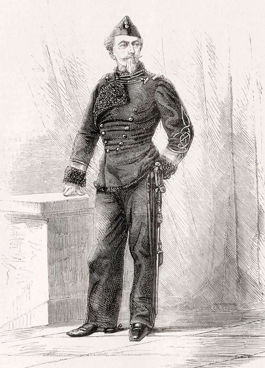 Nicolae Golescu, fra LUnivers Illustré, udgivet 1866 af French School