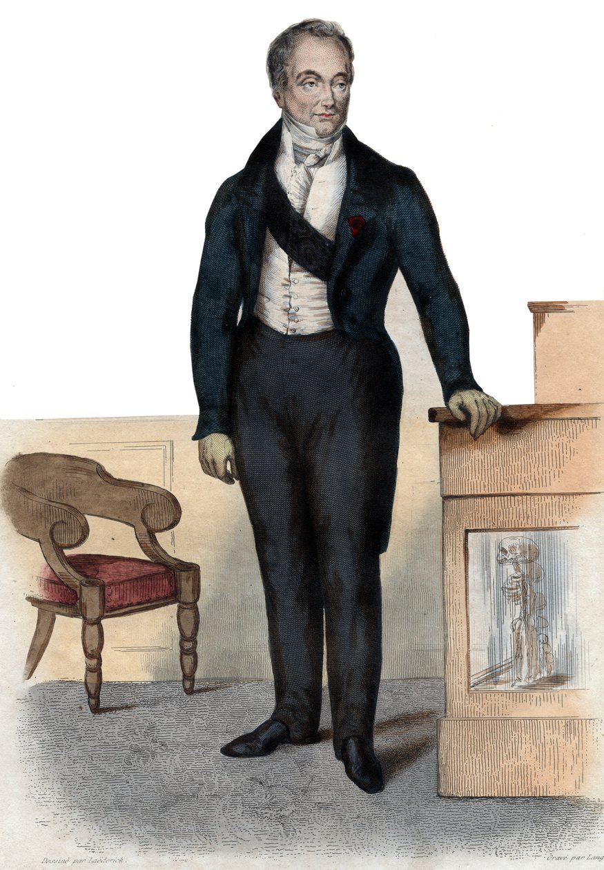 Portræt af baron Guillaume Dupuytren (1777-1835), fransk anatom og militærkirurg. af French School