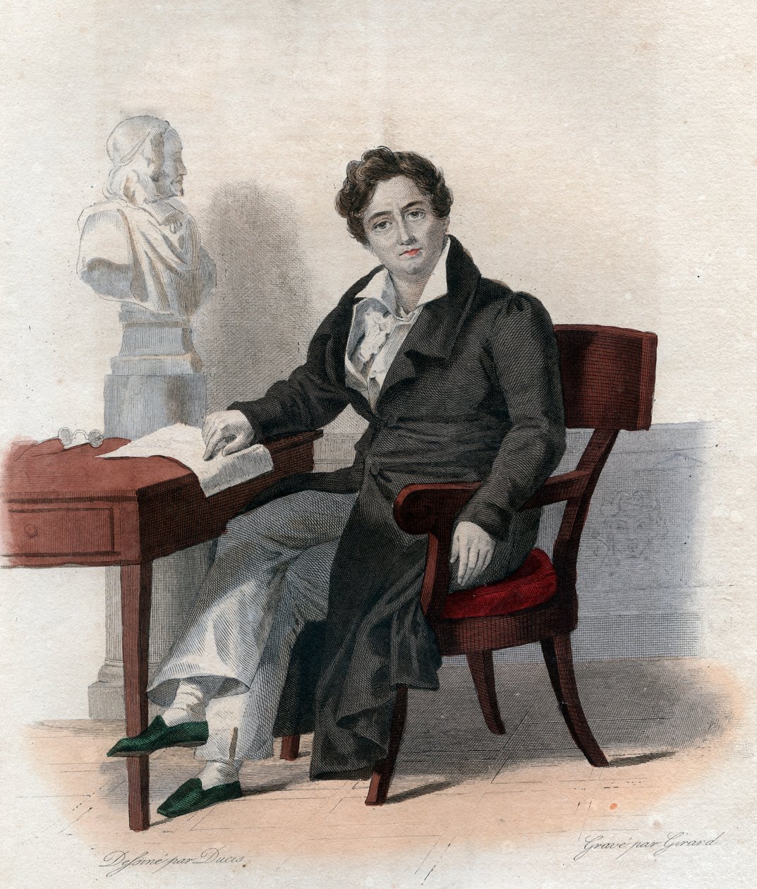 Portræt af Francois Joseph Talma (1763-1826), fransk skuespiller. af French School