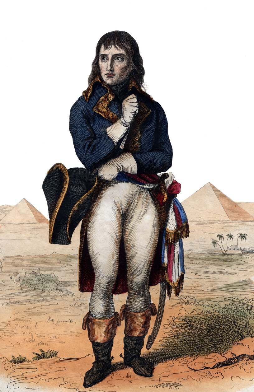 Portræt af general Bonaparte (Napoleon Bonaparte) (1768-1821). af French School