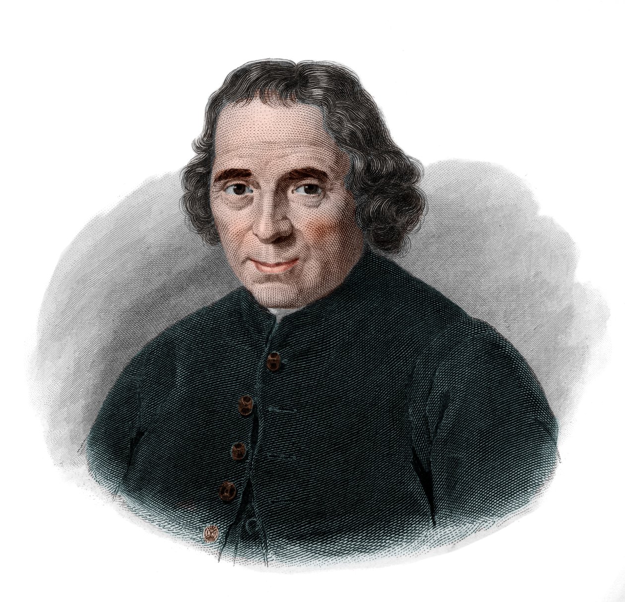Portræt af Jean (Jan) Nieuwenhuyzen (1724-1806), mennonitpræst. af French School