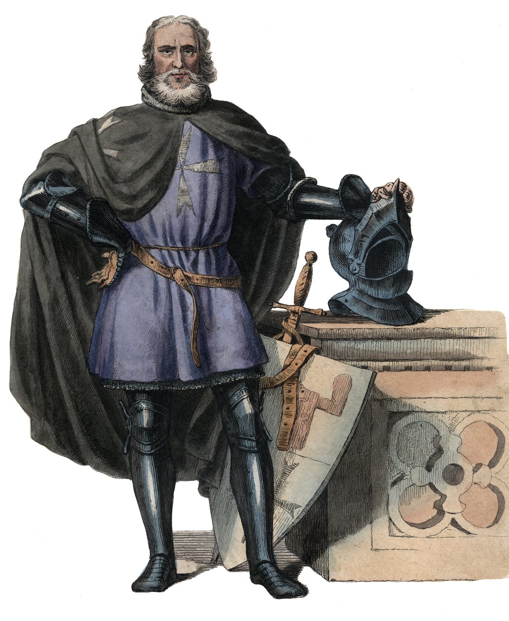 Portræt af Philippe de Villiers de l