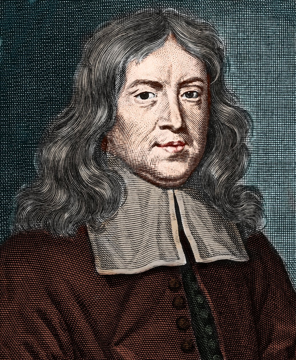 Portræt af Thomas Sydenham (1624-1689). engelsk læge. af French School