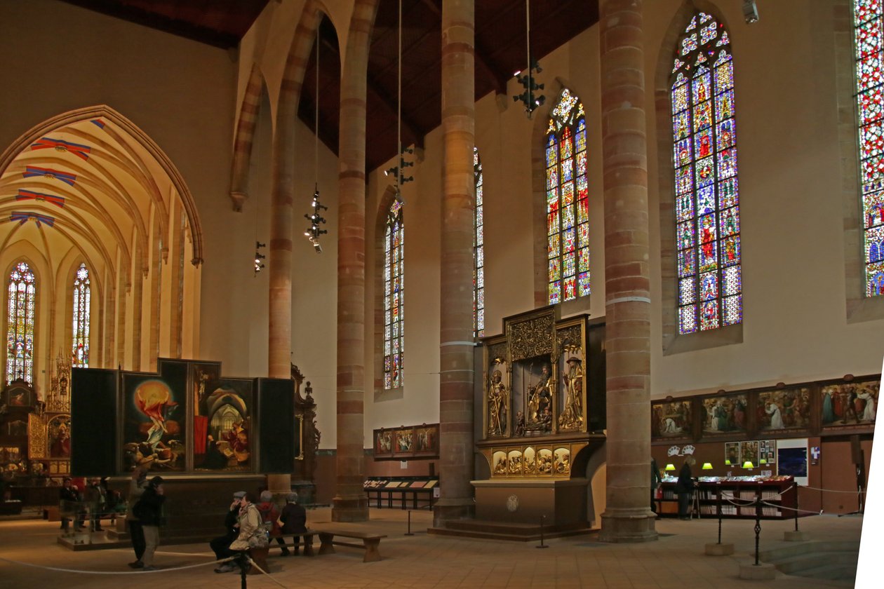 Vindue med indvendig udsigt af French School