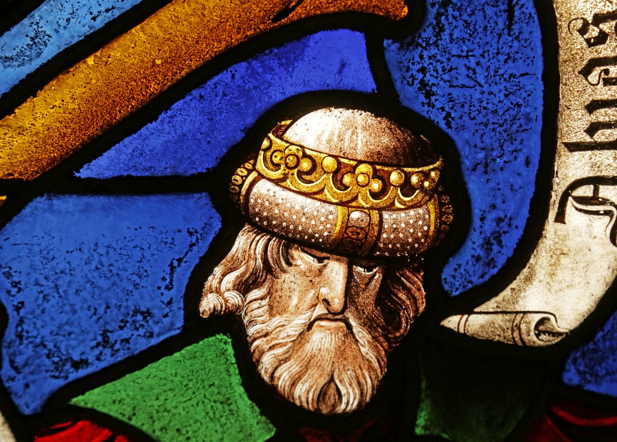 Vindue, der viser Isajs træ: Abias af French School