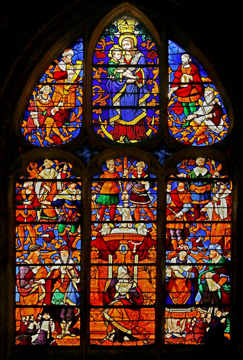 Vindue af Jesses træ, ca. 1532 af French School