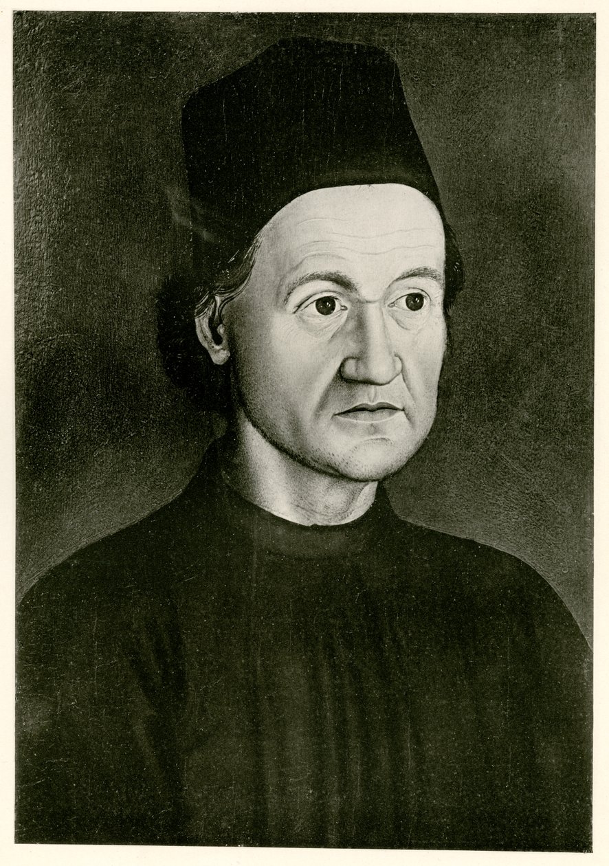 Johannes Geiler von Kaisersberg, 1884-90 (fototype) af German School