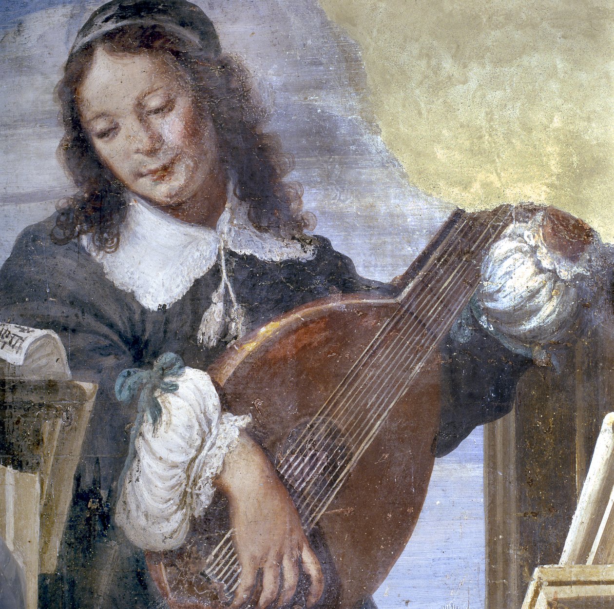 Musiker, detalje af Italian School
