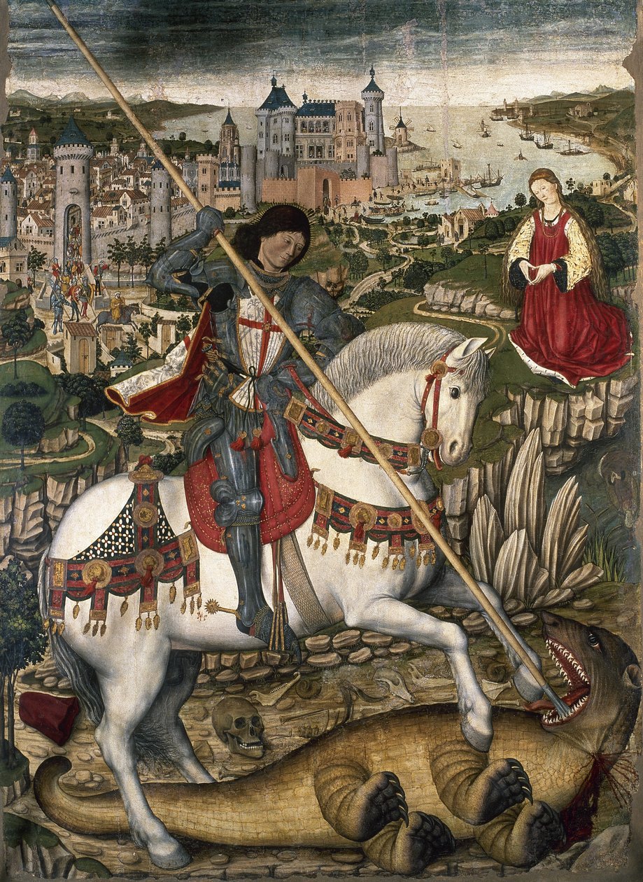 Pere Niçard, Sant Jordi (St. George), 1470 af Spanish School