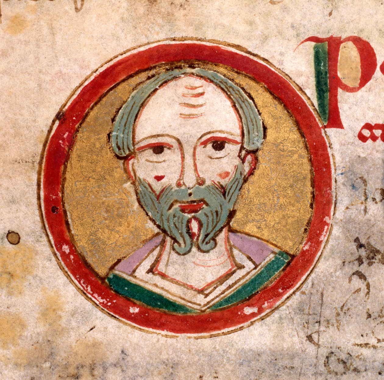 Sankt Nikolaus af Bari: f.55r i Obitarium Sancti Spiritus af Unknown