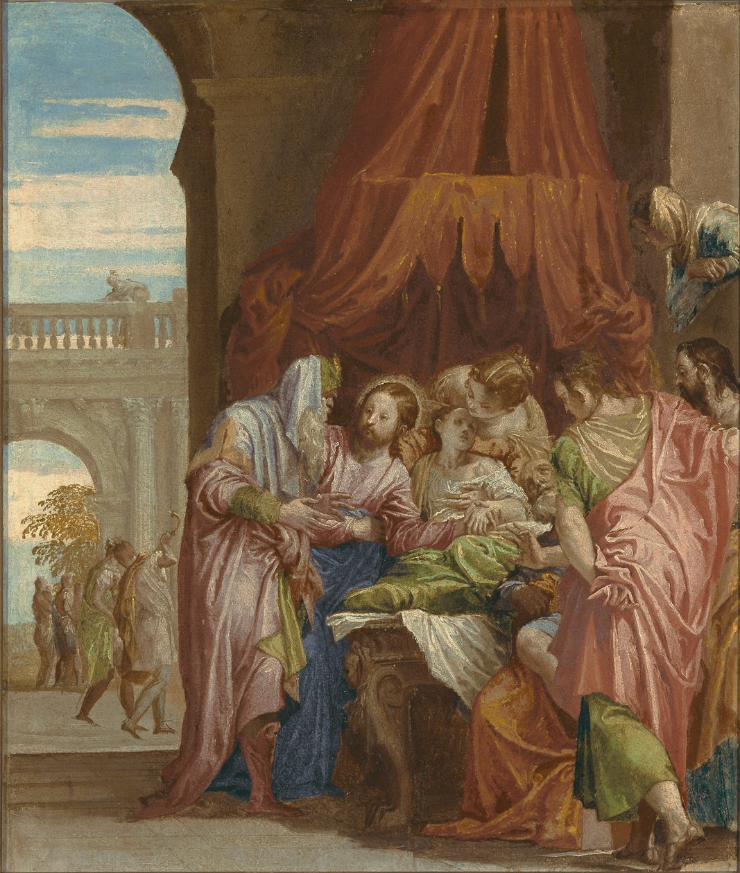 The Raising of the Daughter of Jairus, c.1546 af Paolo Veronese
