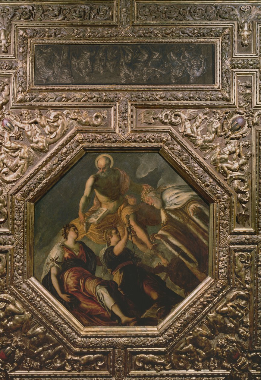 Doge G. Priuli modtager retfærdighed, 1567 af Tintoretto