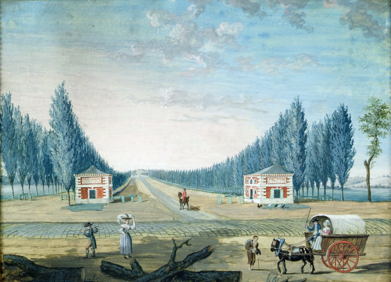 Indgangen til Parc du Raincy, ca. 1754-93 af 1717 1806 Carmontelle