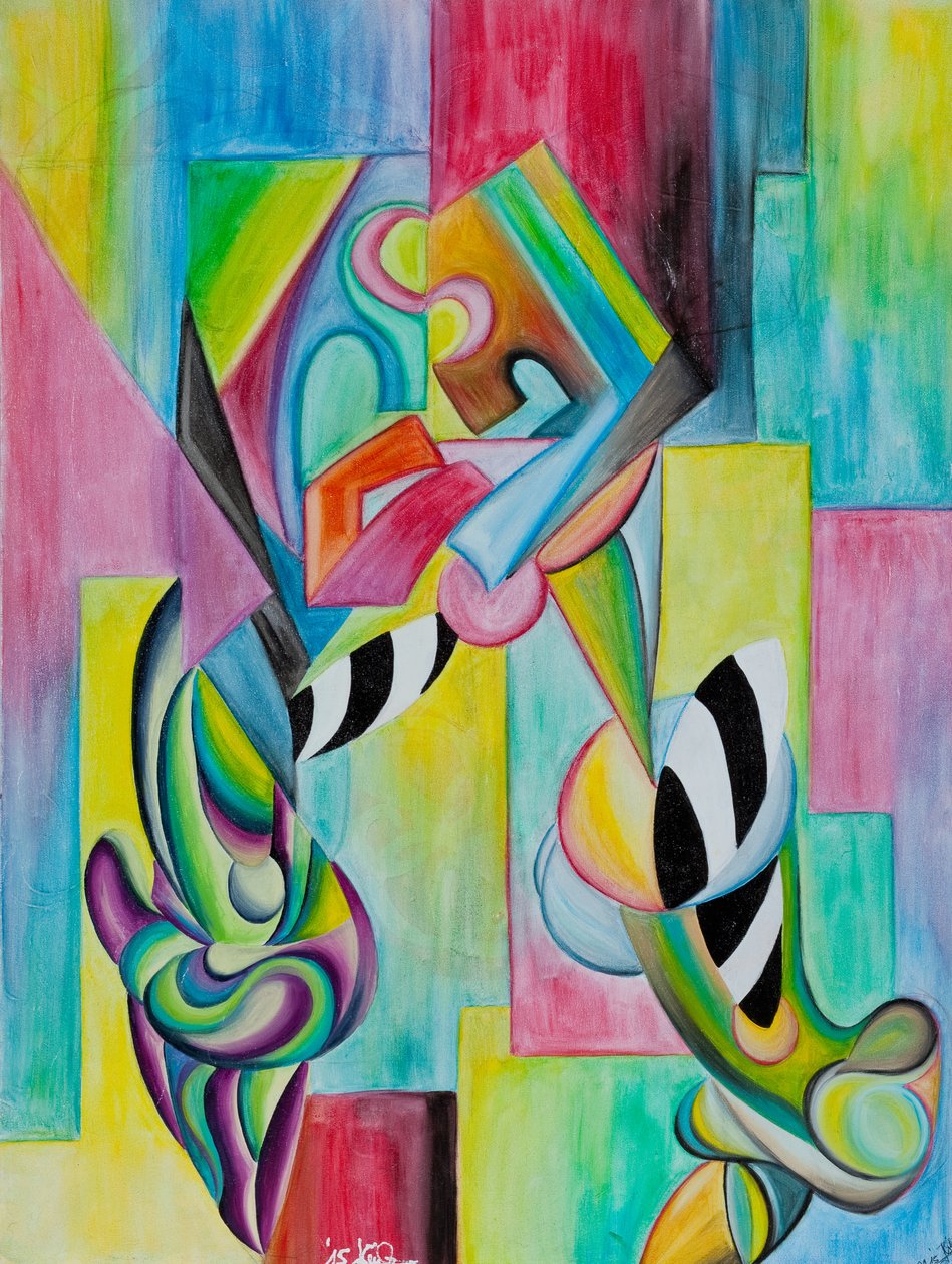 Lovers abstrakt af GilhausArt