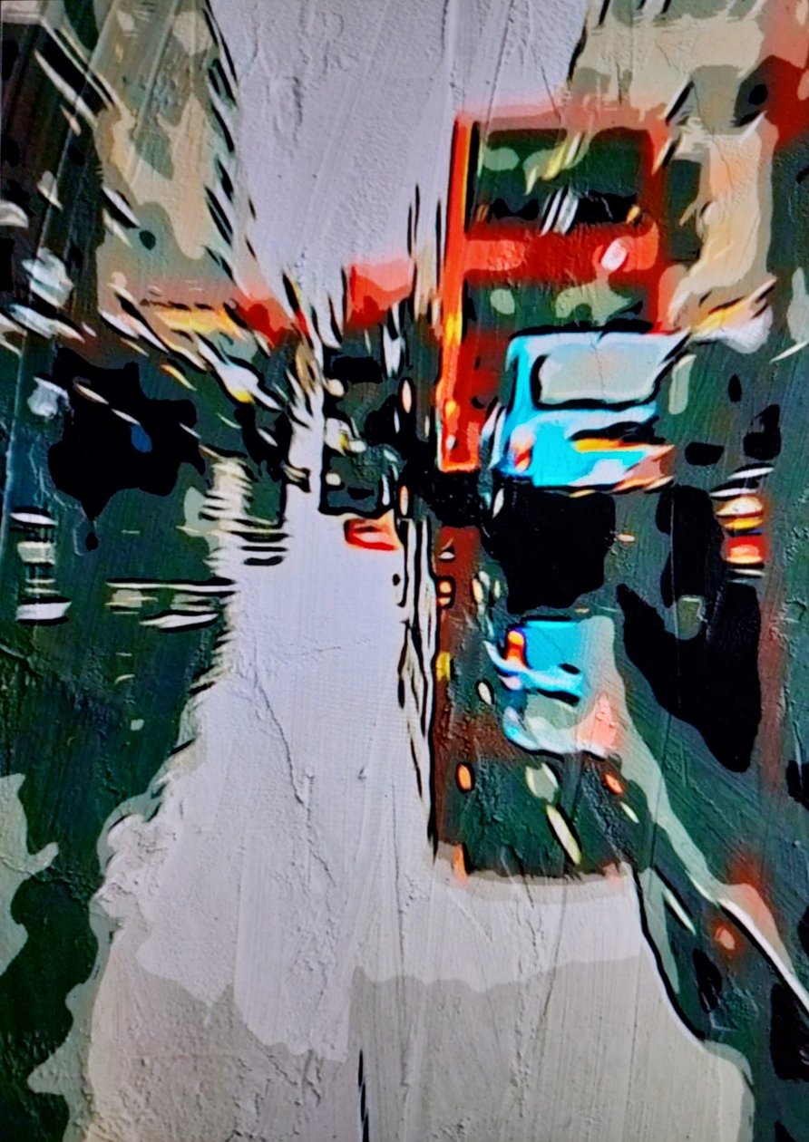 Trafikken i byen af Mavet