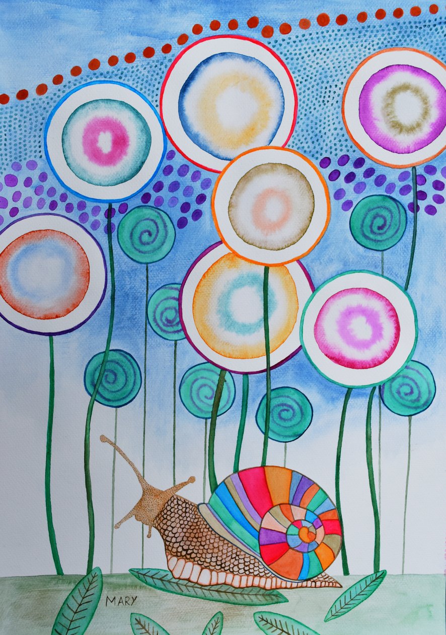 Hr. Schneckes verden af Marys Watercolors