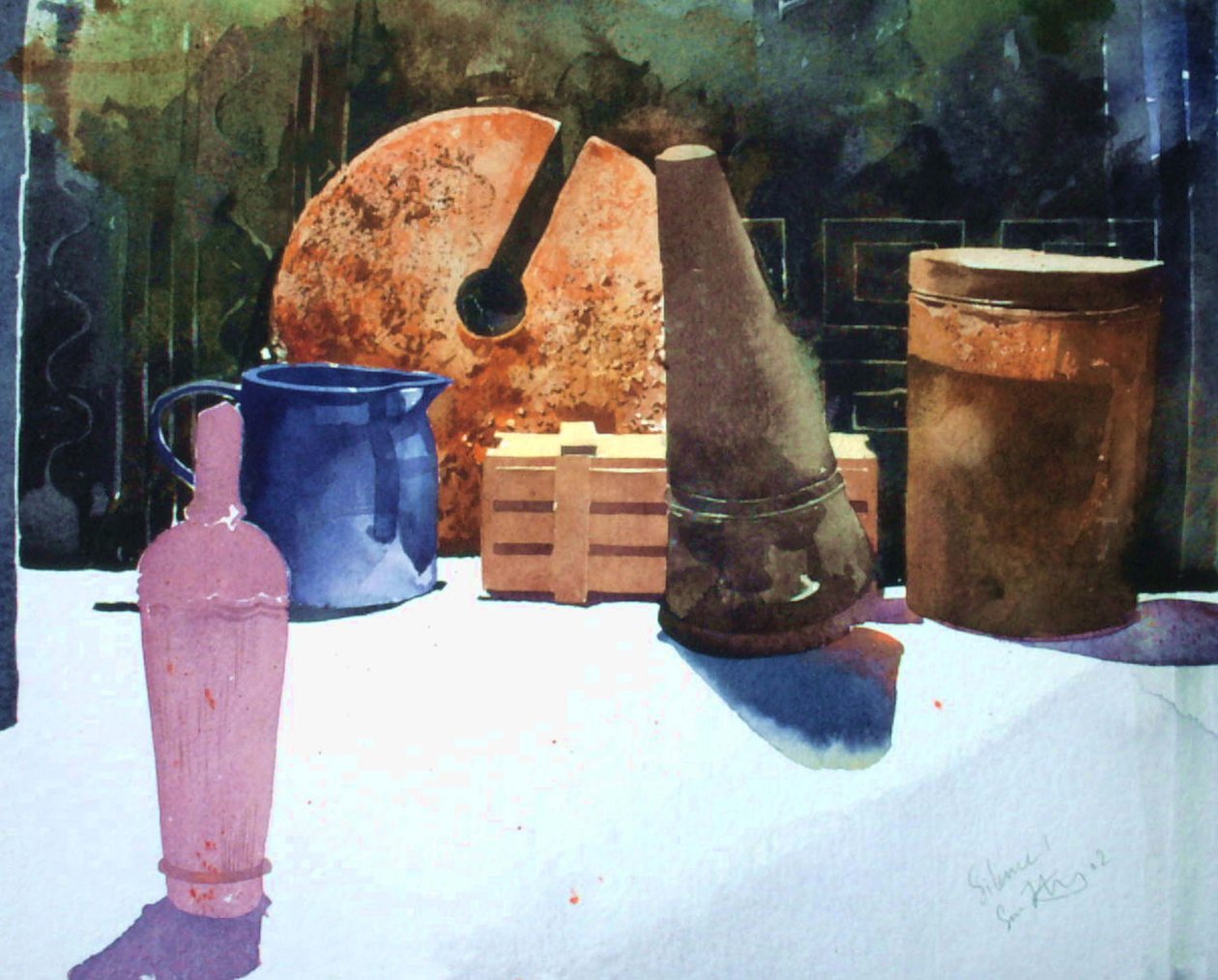 Stilhed 56x65 af Simon Fletcher